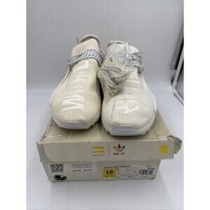 Size 10 - adidas Pharrell x NMD Human Race Trail Blank Canvas bs922